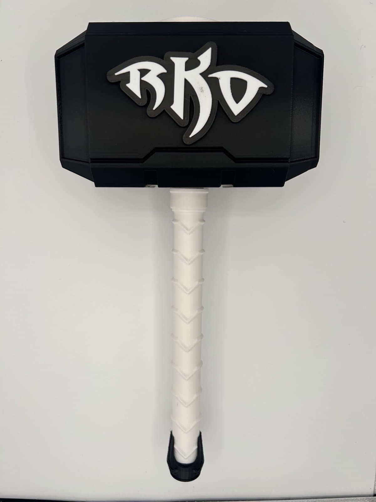 Randy Orton WWE inspired Thor hammer and rock stand