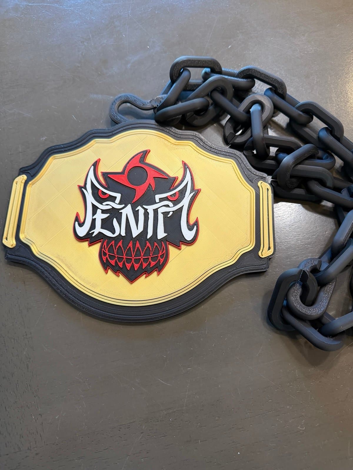 Penta WWE championship belt hype chain necklace! - Thumbnail 2
