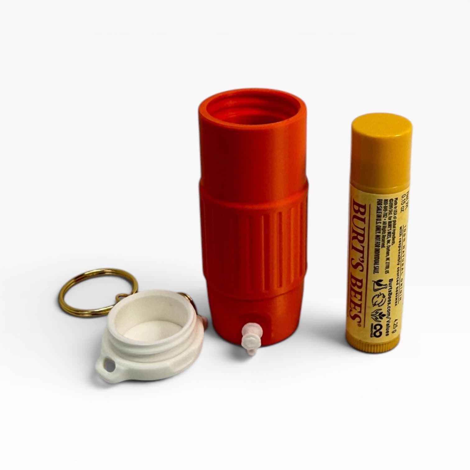 keychain chapstick holder koozie cooler style! Unique holder! Pick your color - Thumbnail 4