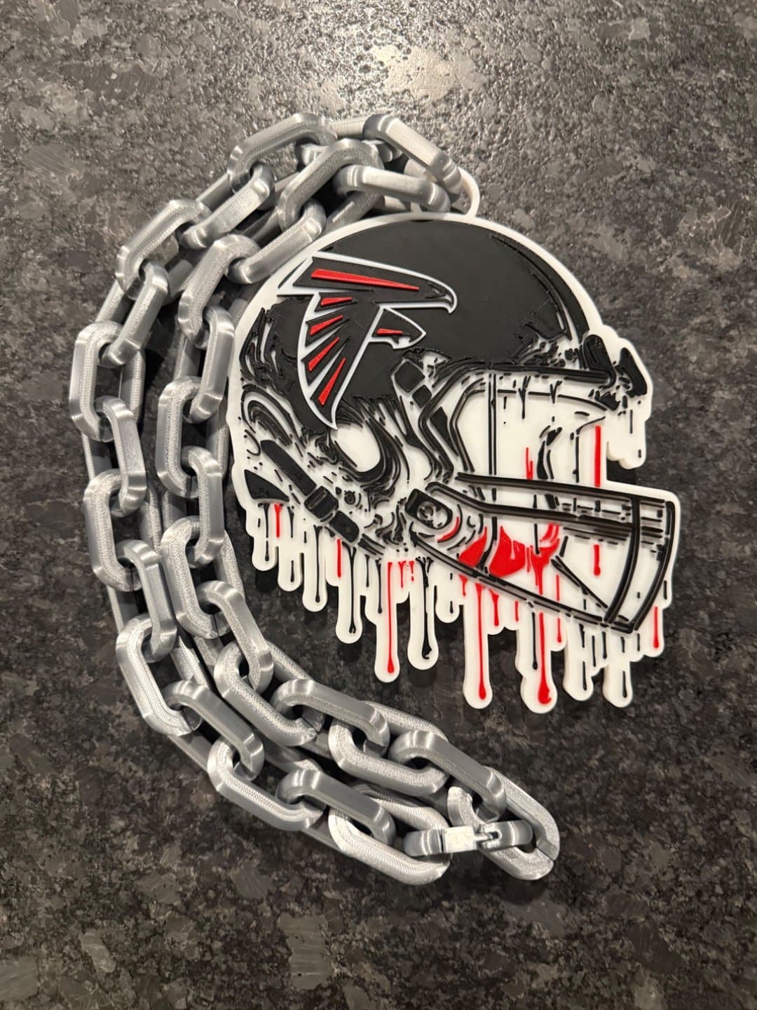 Atlanta Falcons Drip Style hype fan chain necklace!