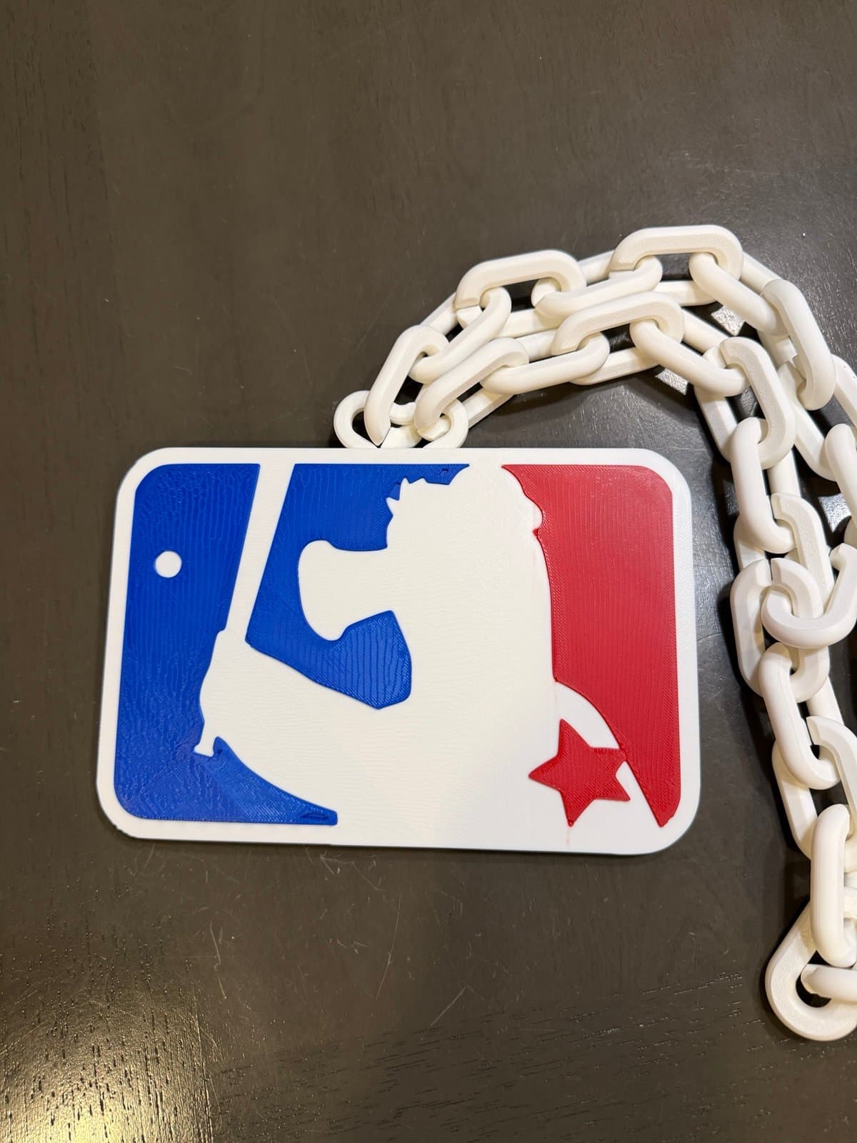 Phillie Phanatic hype chain necklace! Philadelphia Phillies unique fan item!