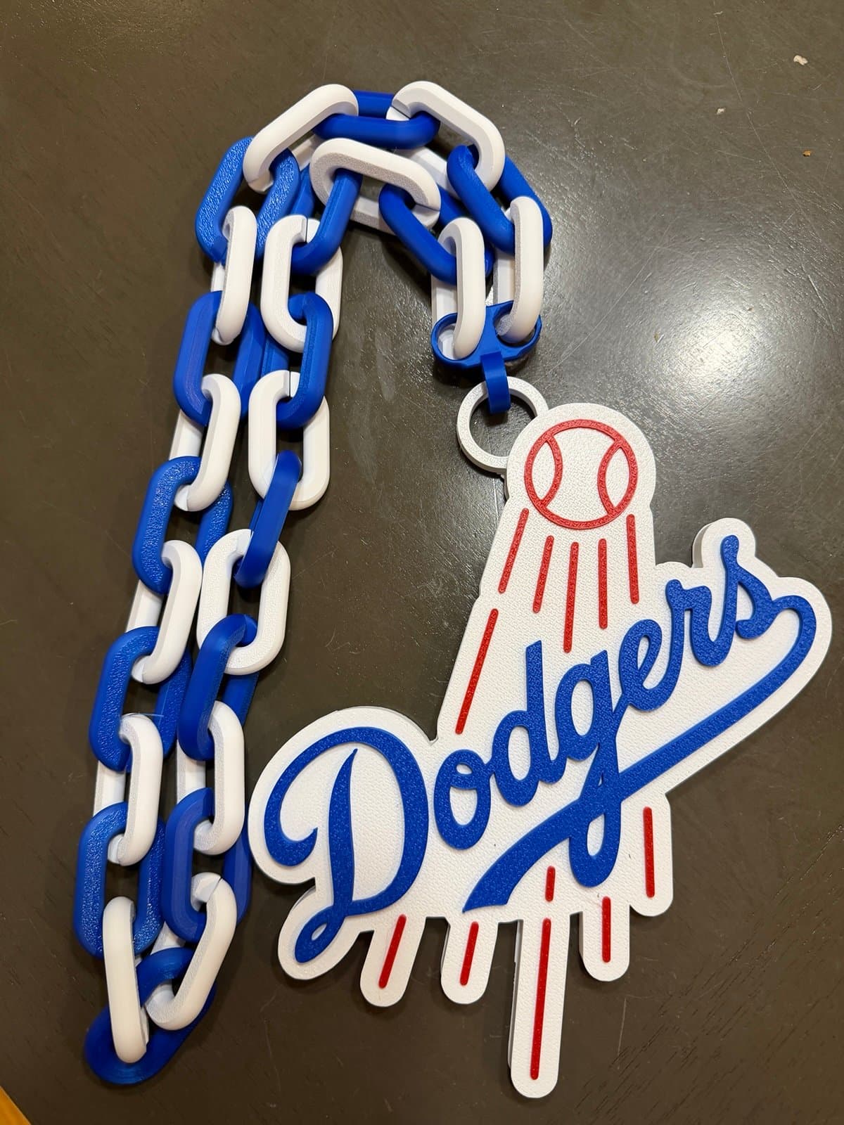 Los Angeles Dodgers extra large hype fan chain! Custom made for you! - Thumbnail 2