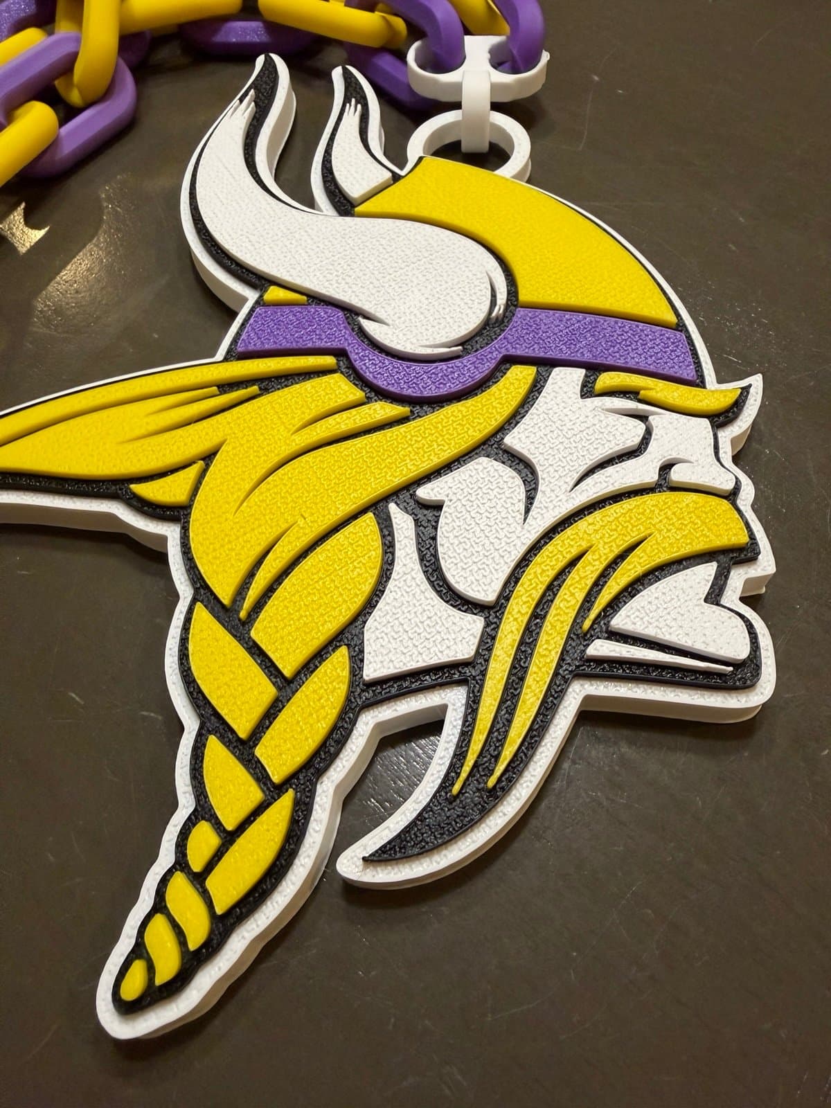 Minnesota Vikings extra large hype fan chain- custom made for you! - Thumbnail 3