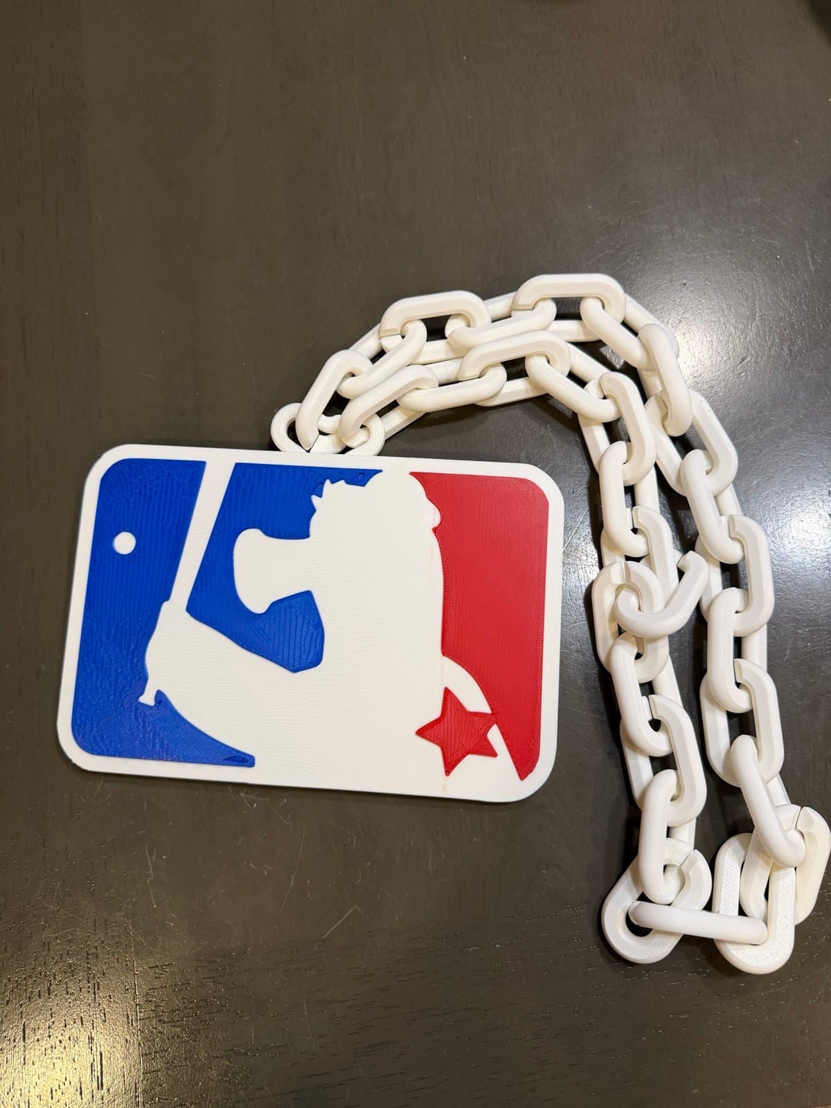 Phillie Phanatic hype chain necklace! Philadelphia Phillies unique fan item! - Thumbnail 2
