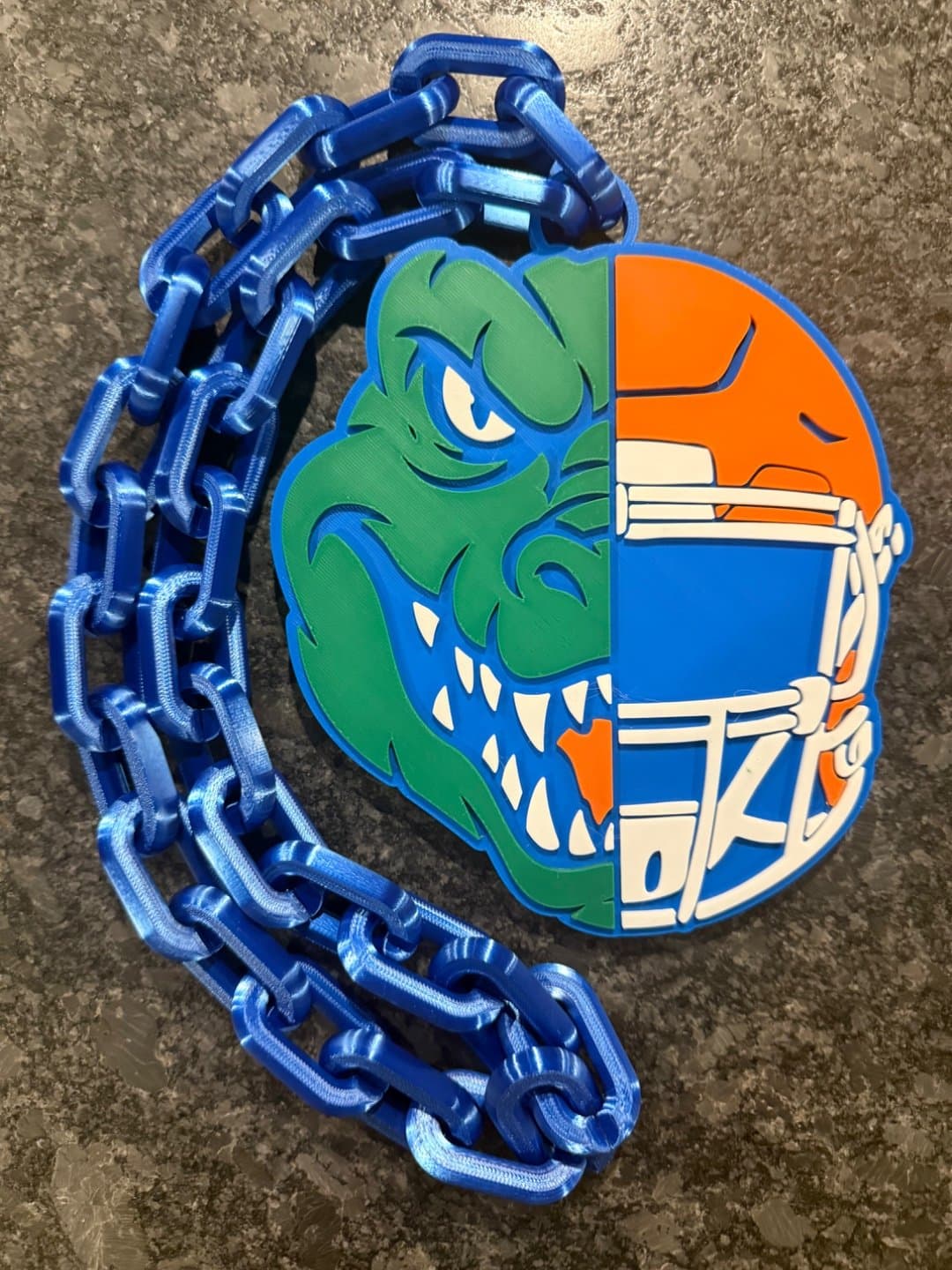 Florida Gators Split Identity Hype Chain necklace