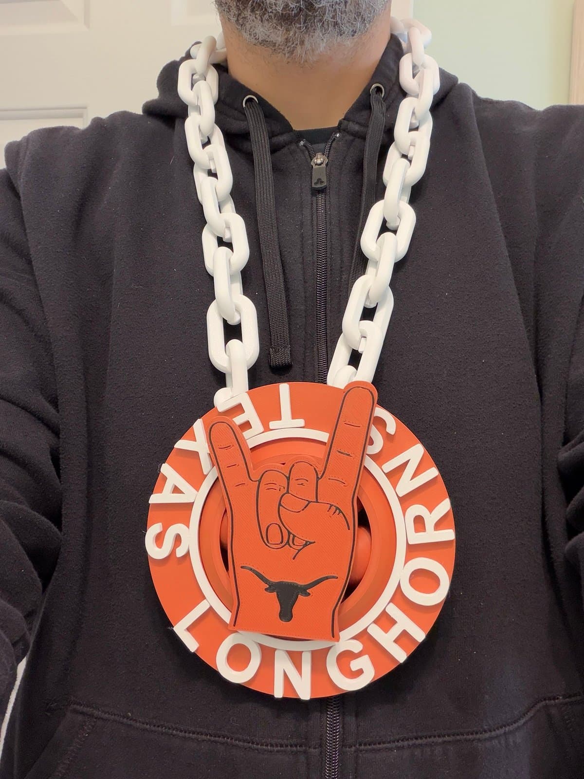 Texas Longhorns spinning hype fan chain! Custom made just for you