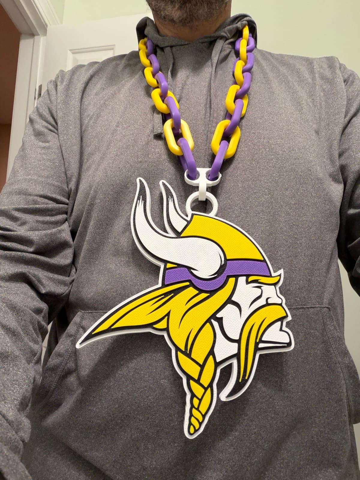 Minnesota Vikings extra large hype fan chain- custom made for you!