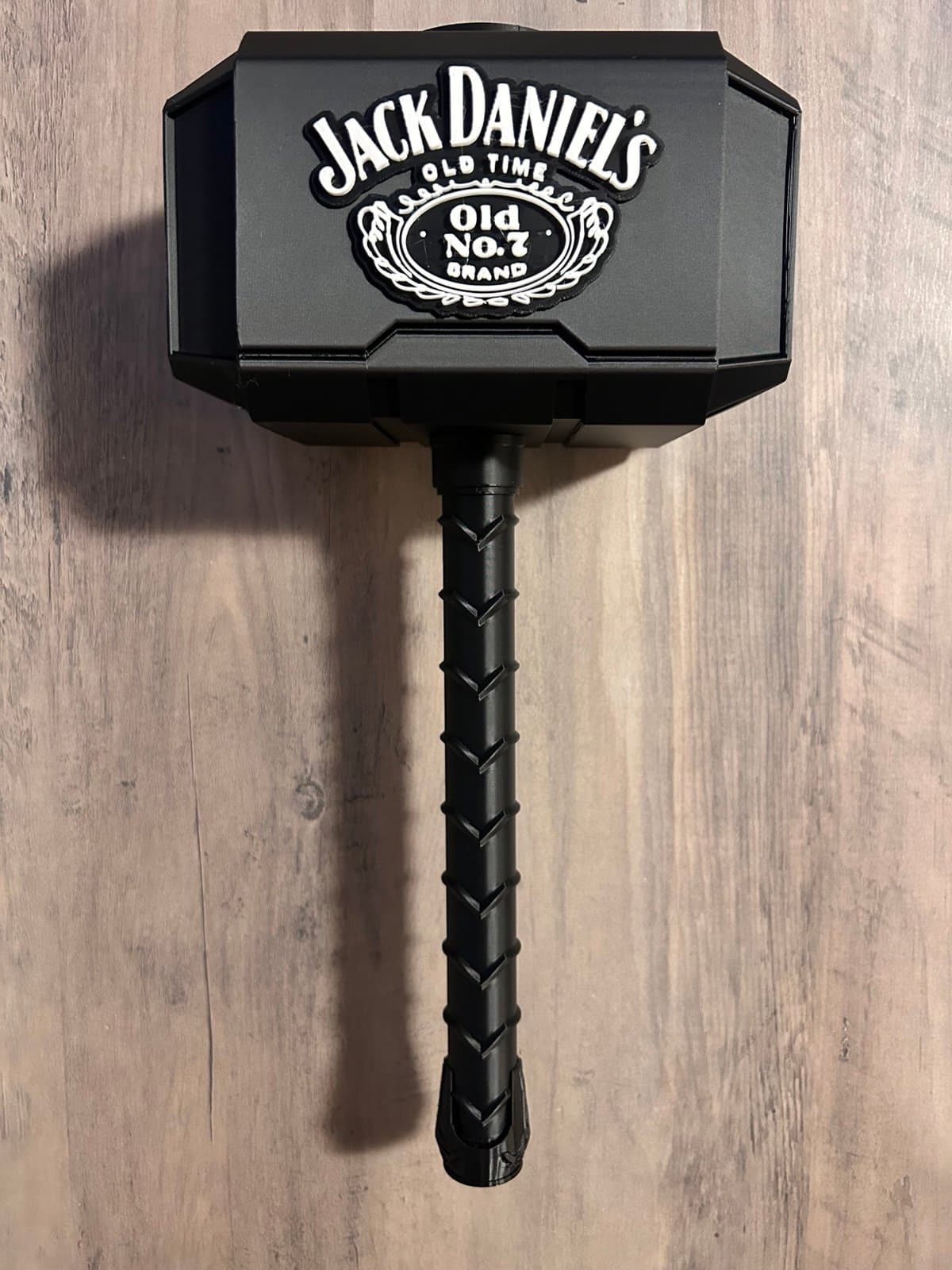 Jack Daniel’s Mjolnir Thor's Hammer. 3D Printed Fan Art