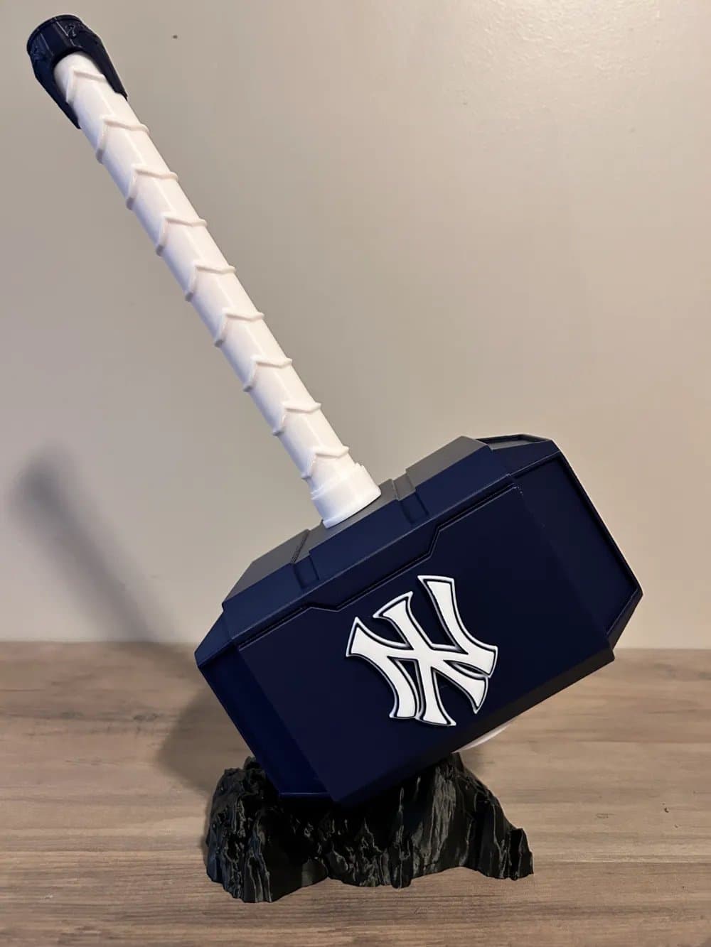 New York Yankees Mjolnir Thor's Hammer - 3D Printed Fan Art - Thumbnail 2