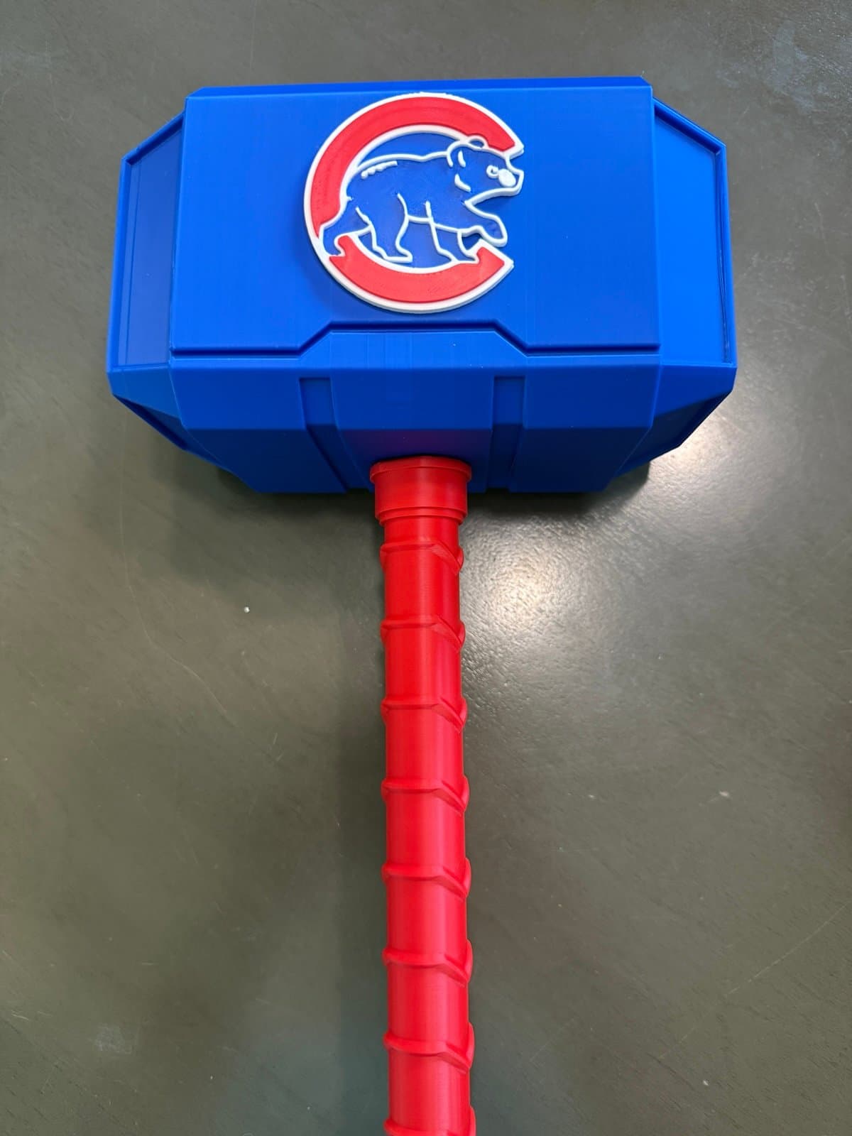 Suzuki Chicago Cubs themed Mjolnir Thor's Hammer - 3D Printed Fan Art