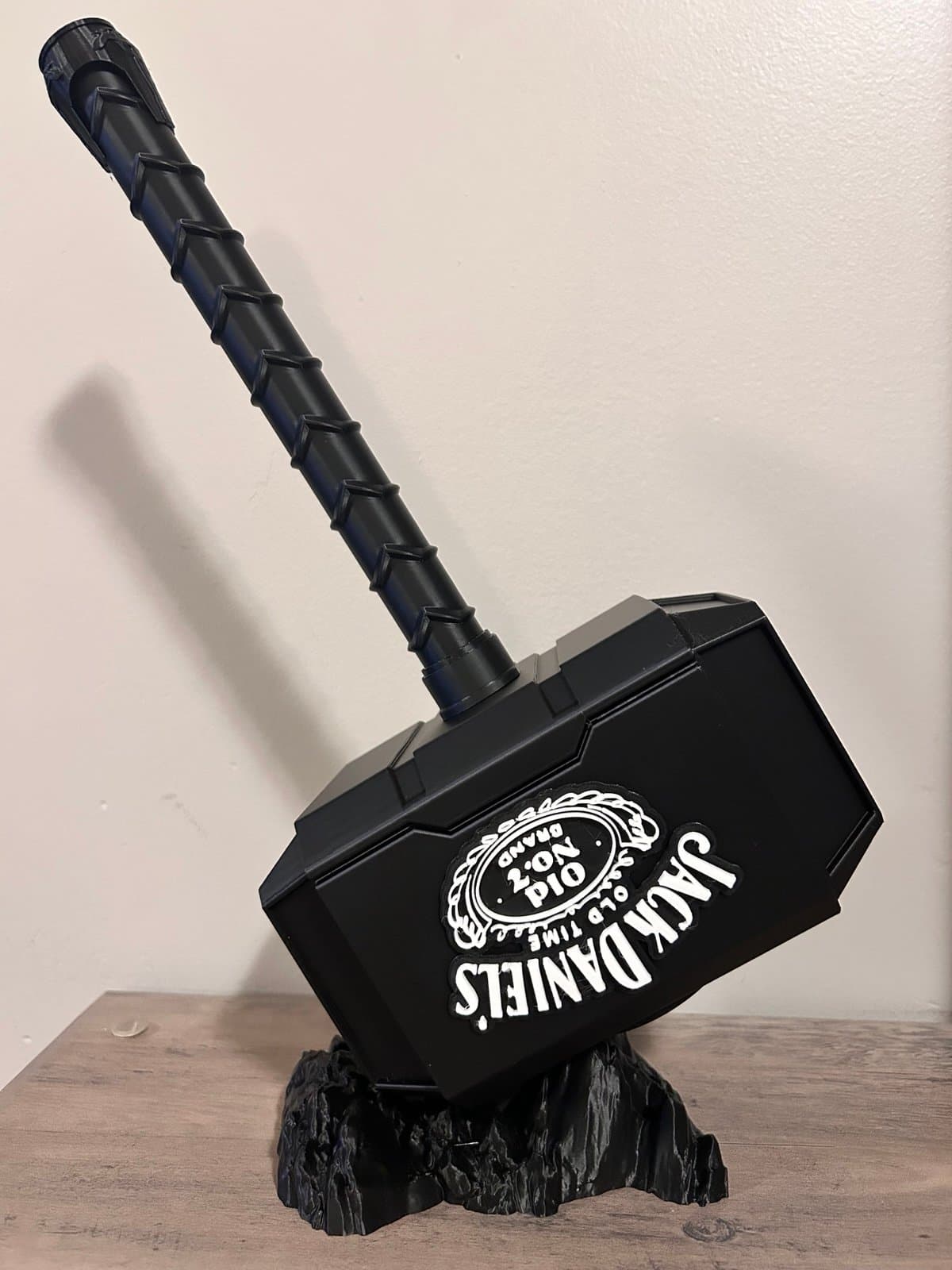 Jack Daniel’s Mjolnir Thor's Hammer. 3D Printed Fan Art - Thumbnail 2