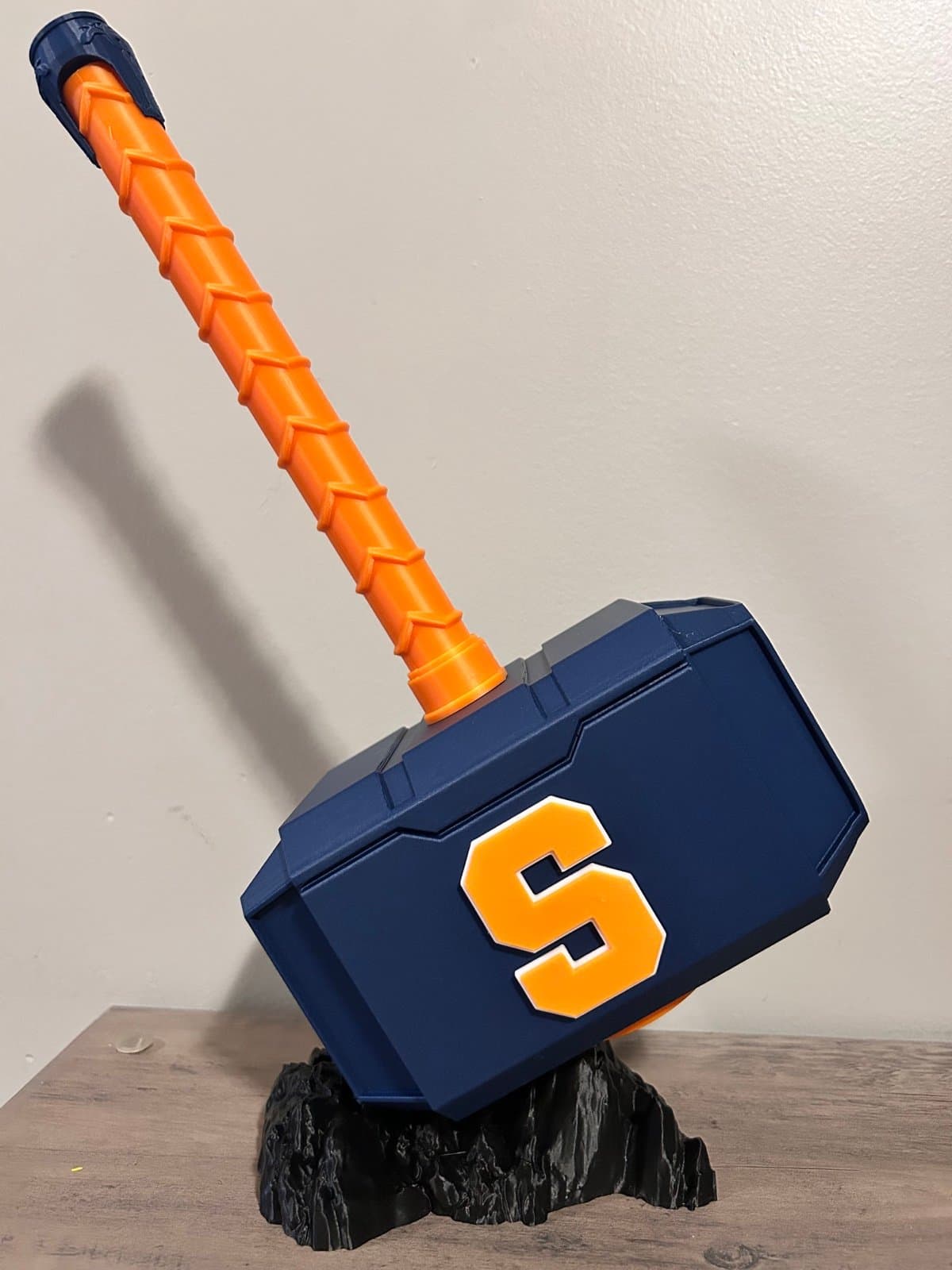 Syracuse University Mjolnir Thor's Hammer. 3D Printed Fan Art - Thumbnail 2