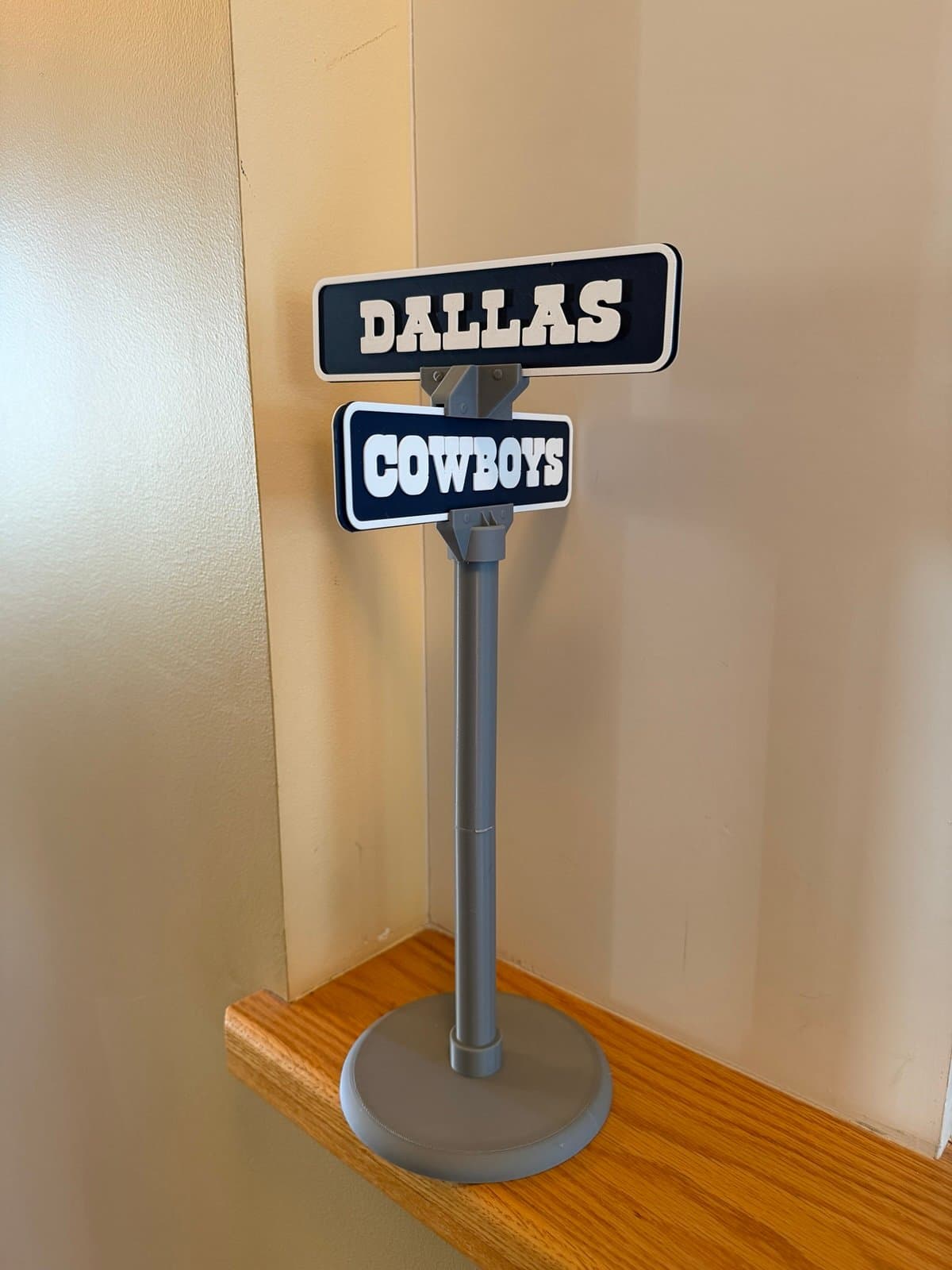 Dallas Cowboys mini street sign - 15 inches tall - great for your desk! - Thumbnail 3