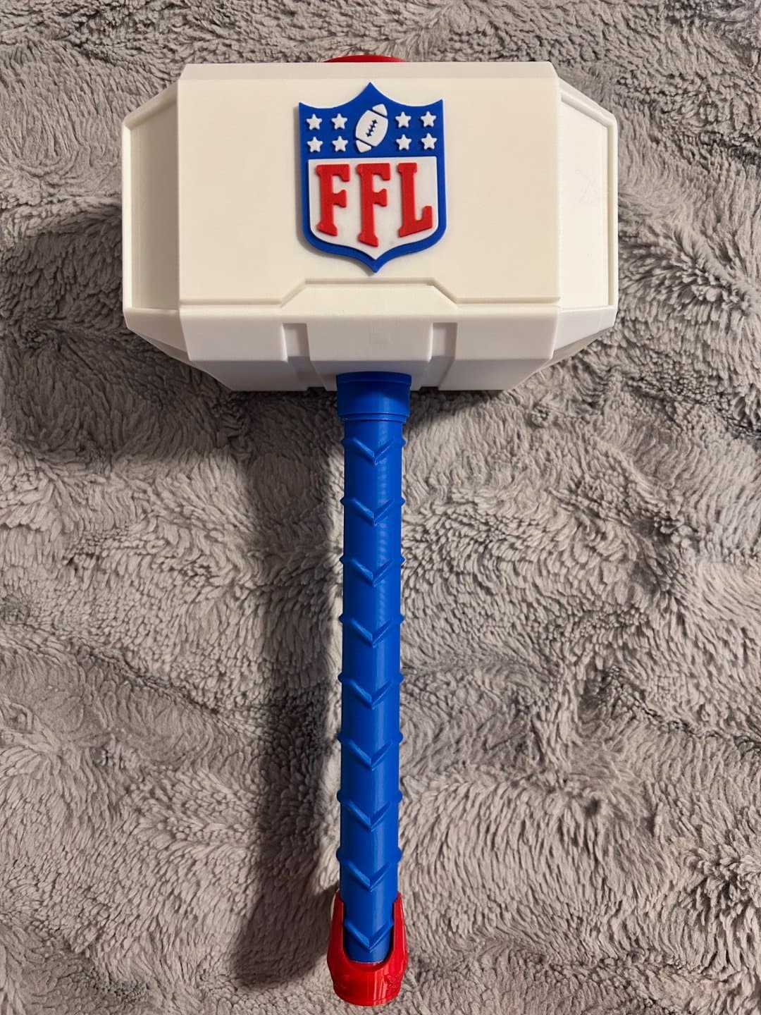 Fantasy football league Mjolnir Thor's Hammer. 3D Printed Fan Art - gift