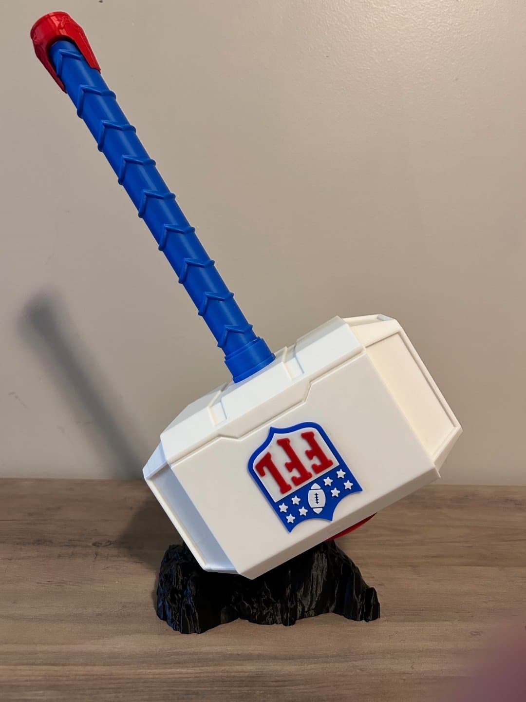 Fantasy football league Mjolnir Thor's Hammer. 3D Printed Fan Art - gift - Thumbnail 2