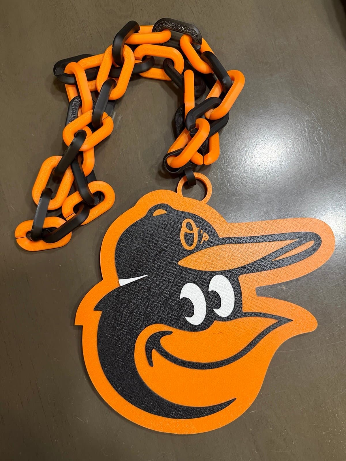 Baltimore Orioles extra large hype fan chain / custom made for you! - Thumbnail 2