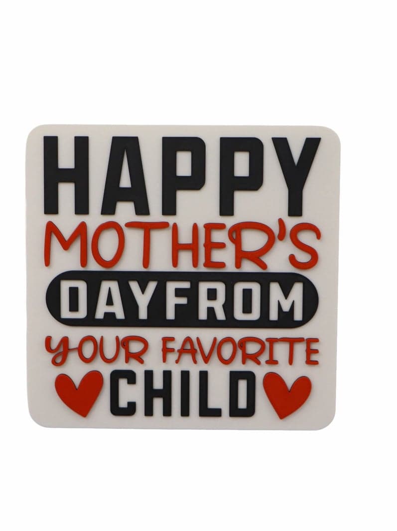 Funny Mothers Day wall art / sign! Custom made - pick colors you want!