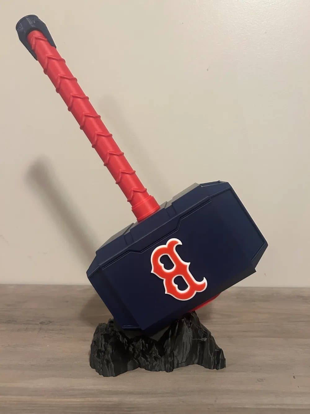 Boston Red Sox Mjolnir Thor's Hammer - 3D Printed Fan Art - Thumbnail 2