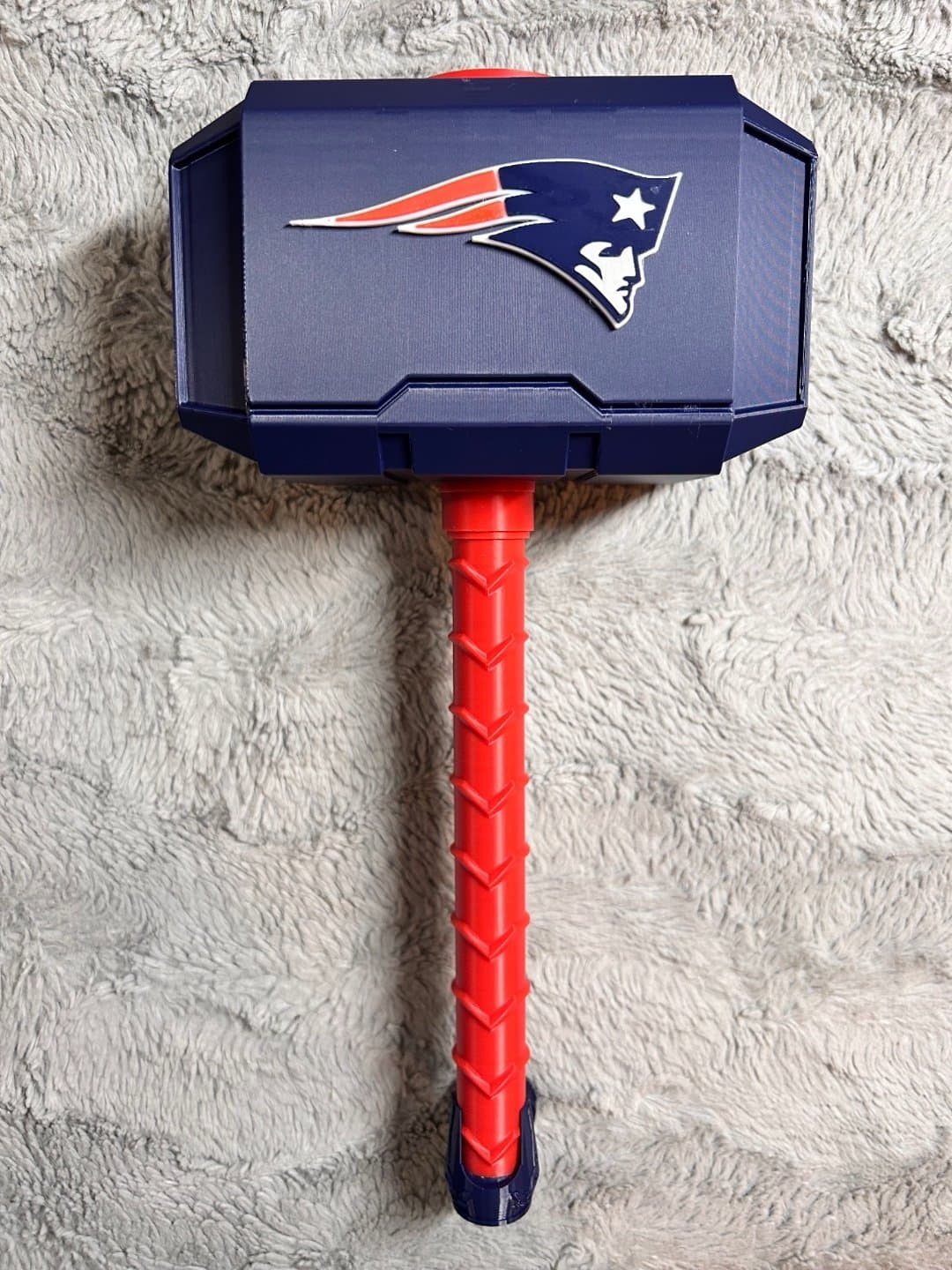 New England Patriots Mjolnir Thor's Hammer - 3D Printed Fan Art