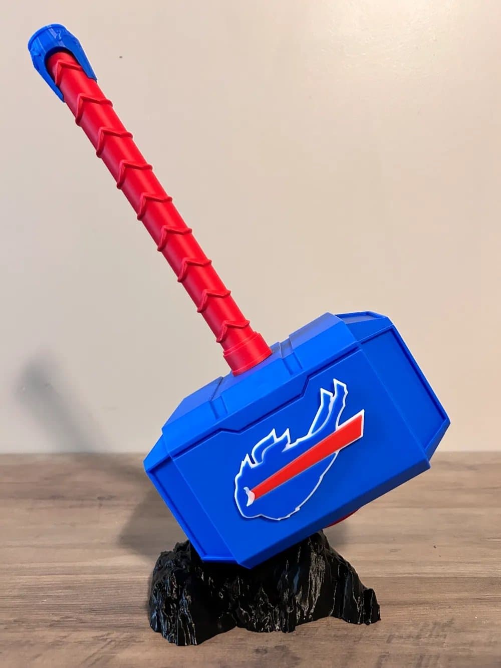 Buffalo Bills Mjolnir Thor's Hammer - 3D Printed Fan Art - Thumbnail 2