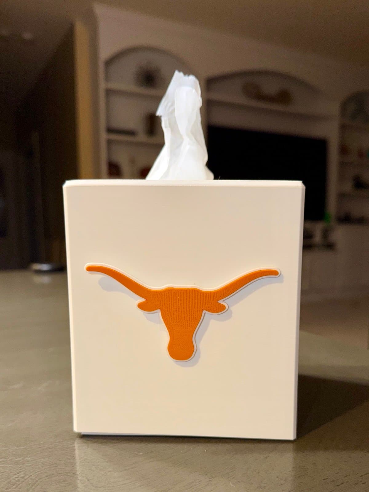 Texas Longhorns small tissue box cover - made to order for your home! - Thumbnail 2
