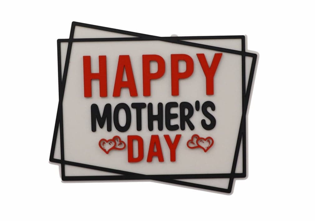 Happy Mothers Day wall art / sign! Custom made - pick colors you want!