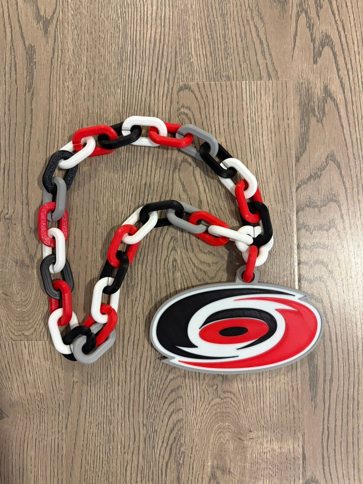 Carolina Hurricanes extra large hype fan chain necklace! Get play off ready!