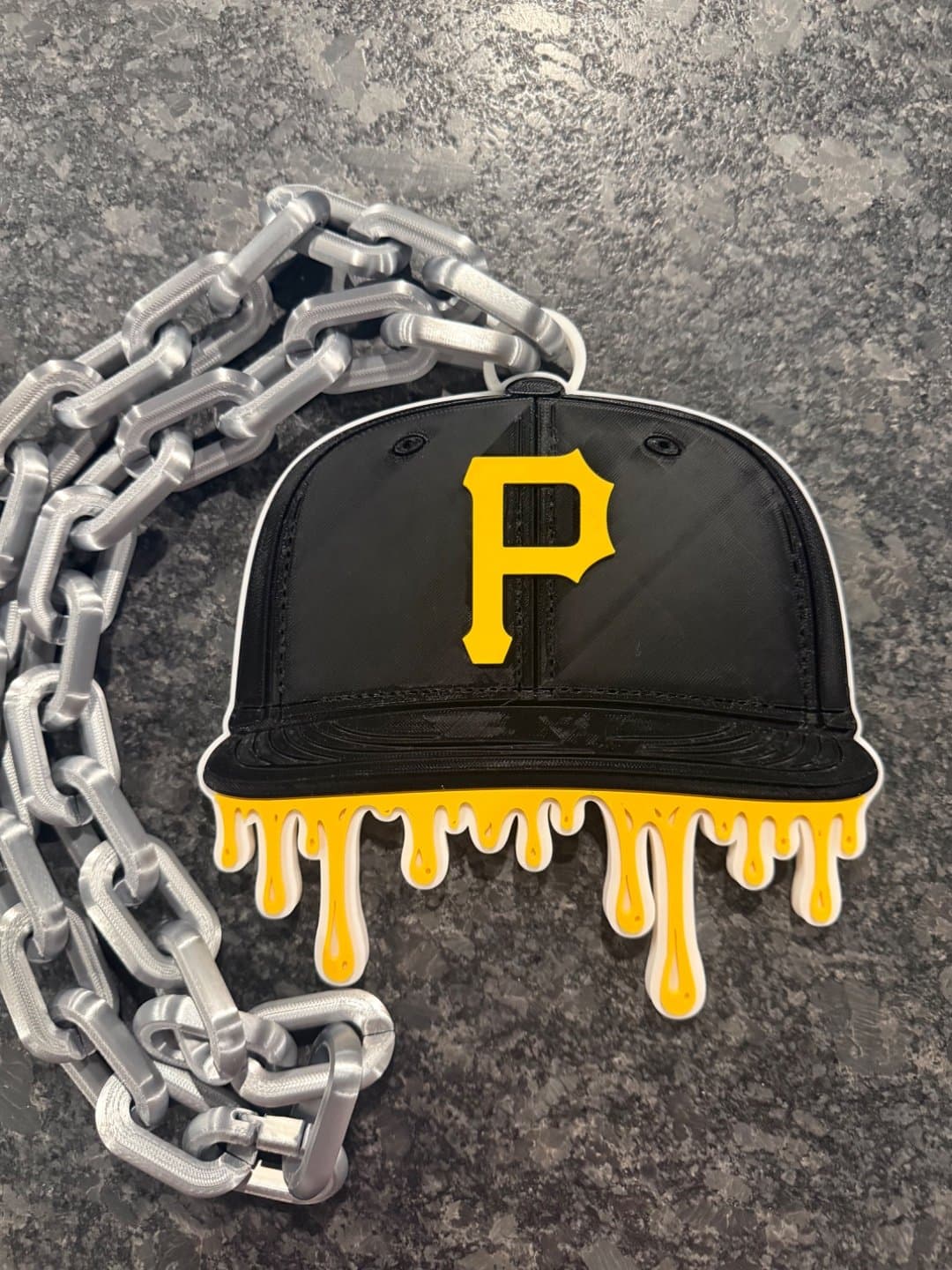 Pittsburgh Pirates Drip Baseball Cap Hype Chain necklace