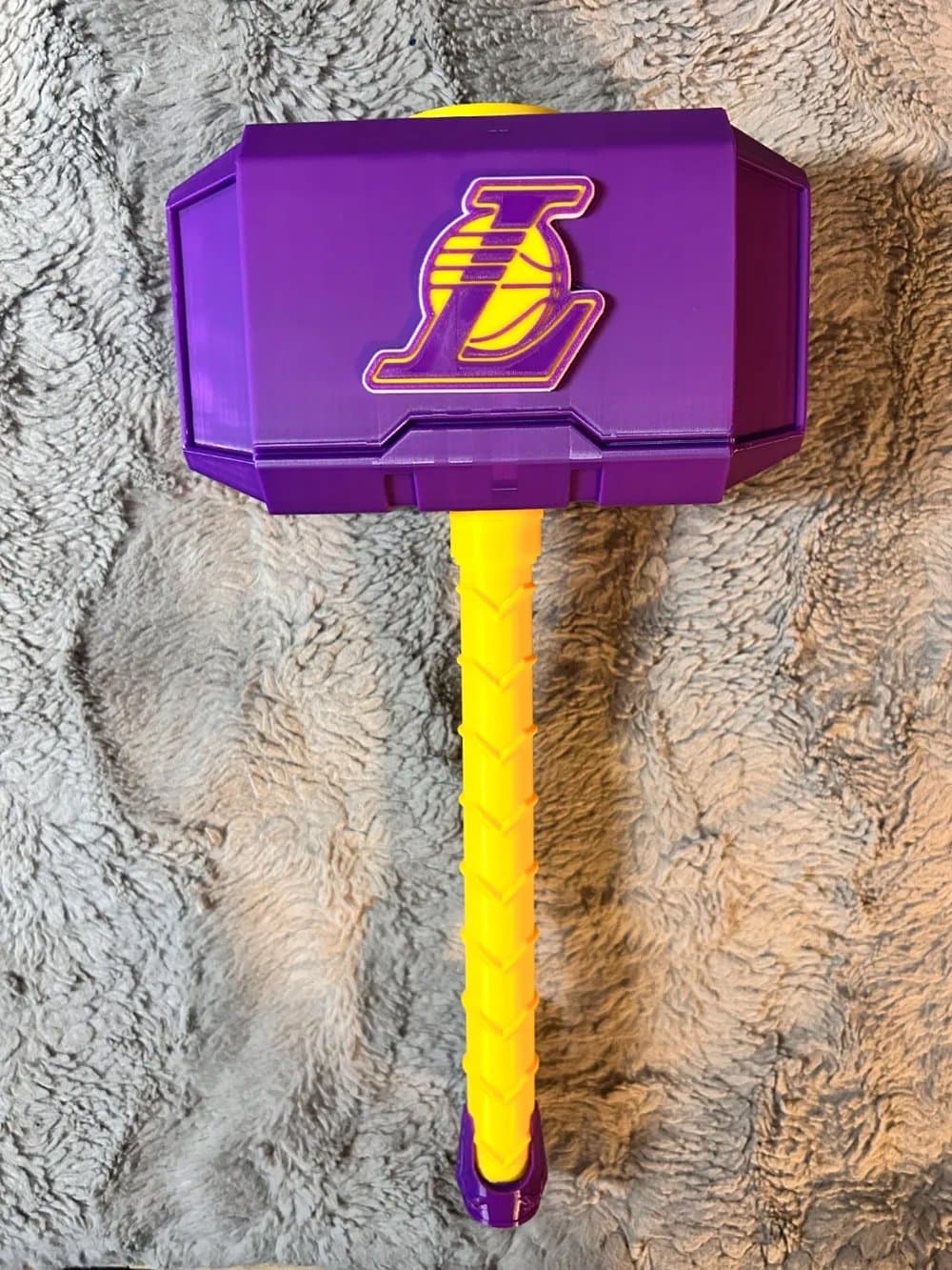 Los Angeles Lakers Mjolnir Thor's Hammer - 3D Printed Fan Art