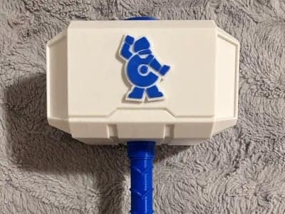 Your favorite tool brands on a Mjolnir Thor's Hammer - 3D Printed Fan Art - EACH - Thumbnail 8