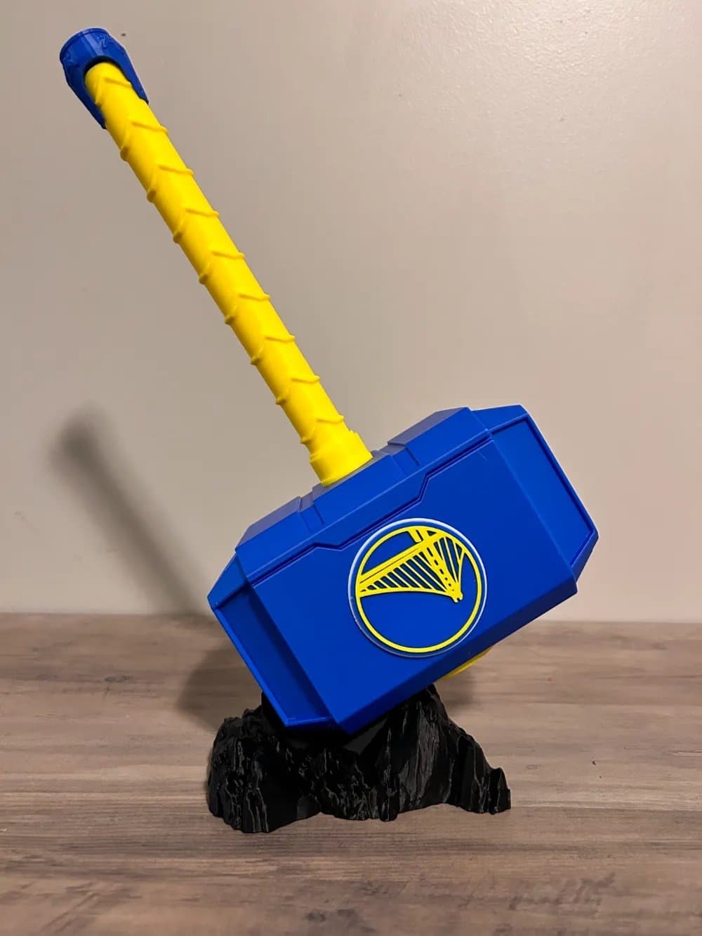 Golden State Warriors Mjolnir Thor's Hammer - 3D Printed Fan Art - Thumbnail 2
