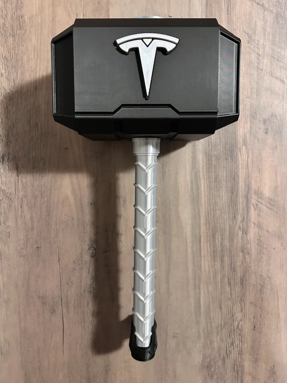 Tesla themed Mjolnir Thor's Hammer - 3D Printed Fan Art - unique gift idea! - Thumbnail 2