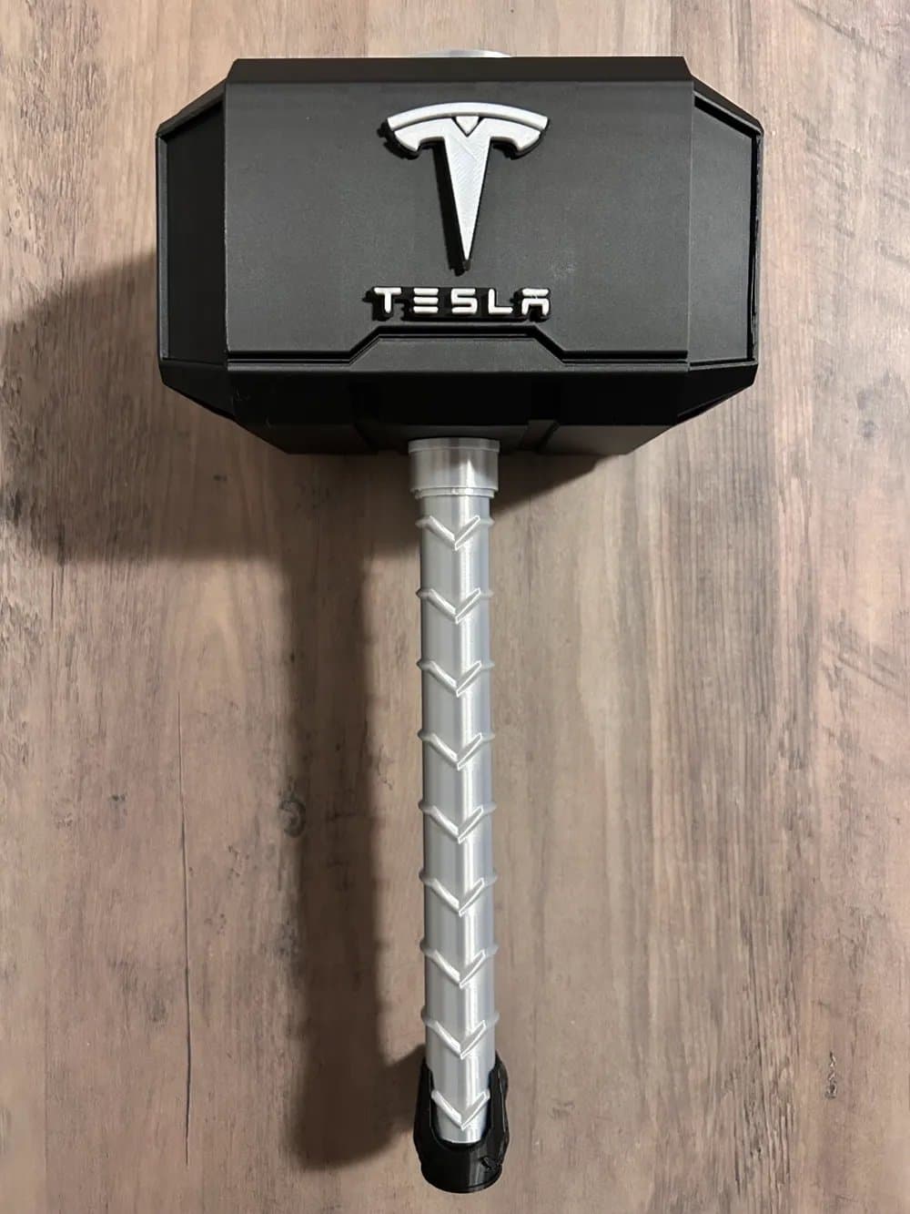 Tesla themed Mjolnir Thor's Hammer - 3D Printed Fan Art - unique gift idea!