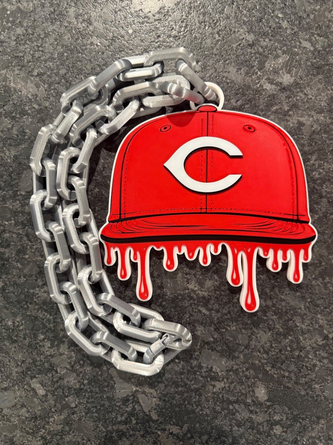 Cincinnati Reds Drip Baseball Cap Hype Chain