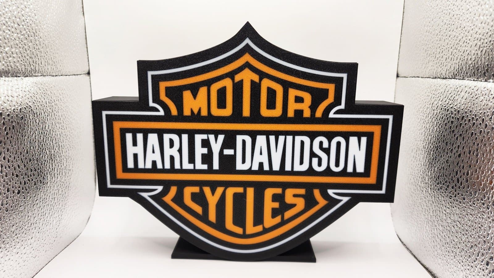 Harley Davidson Light Box with LED lights installed! Great for your room!