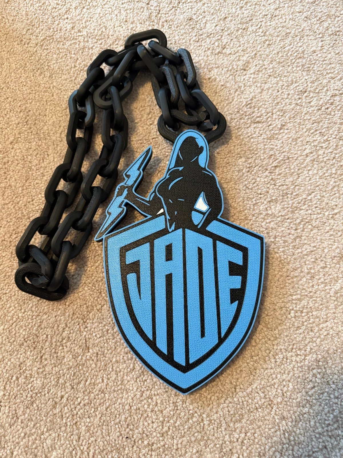 Jade - WWE - extra large hype fan chain necklace!