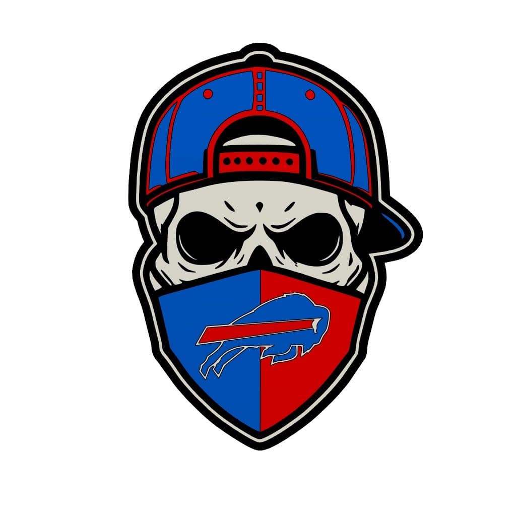 Buffalo Bills - Fan Till I Die - Light Box with LED lights installed - Thumbnail 3