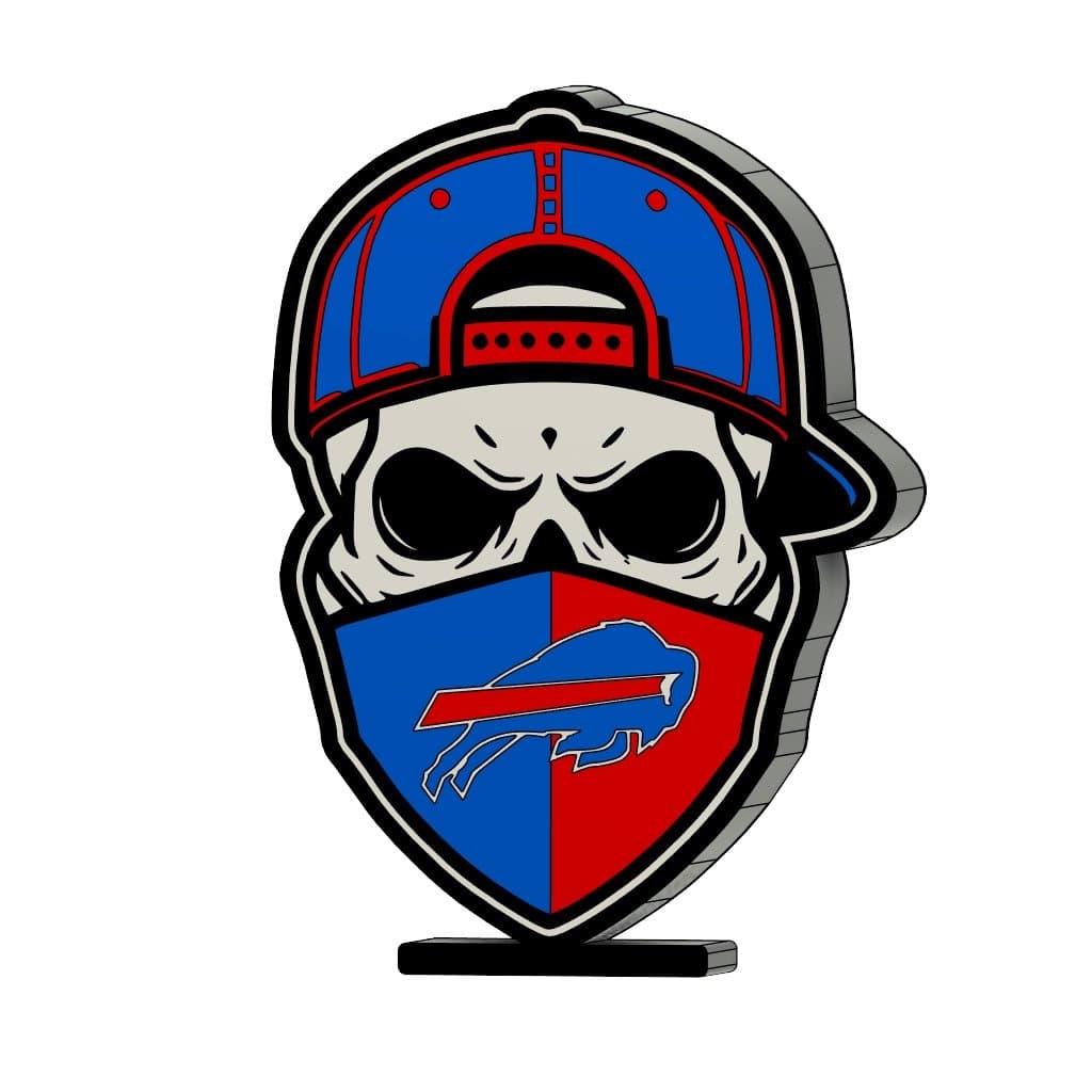 Buffalo Bills - Fan Till I Die - Light Box with LED lights installed - Thumbnail 4