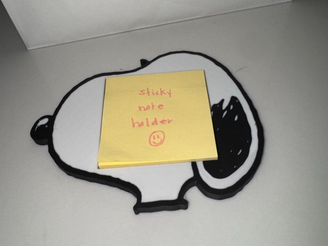 Snoopy Sticky Note Holder - Thumbnail 2