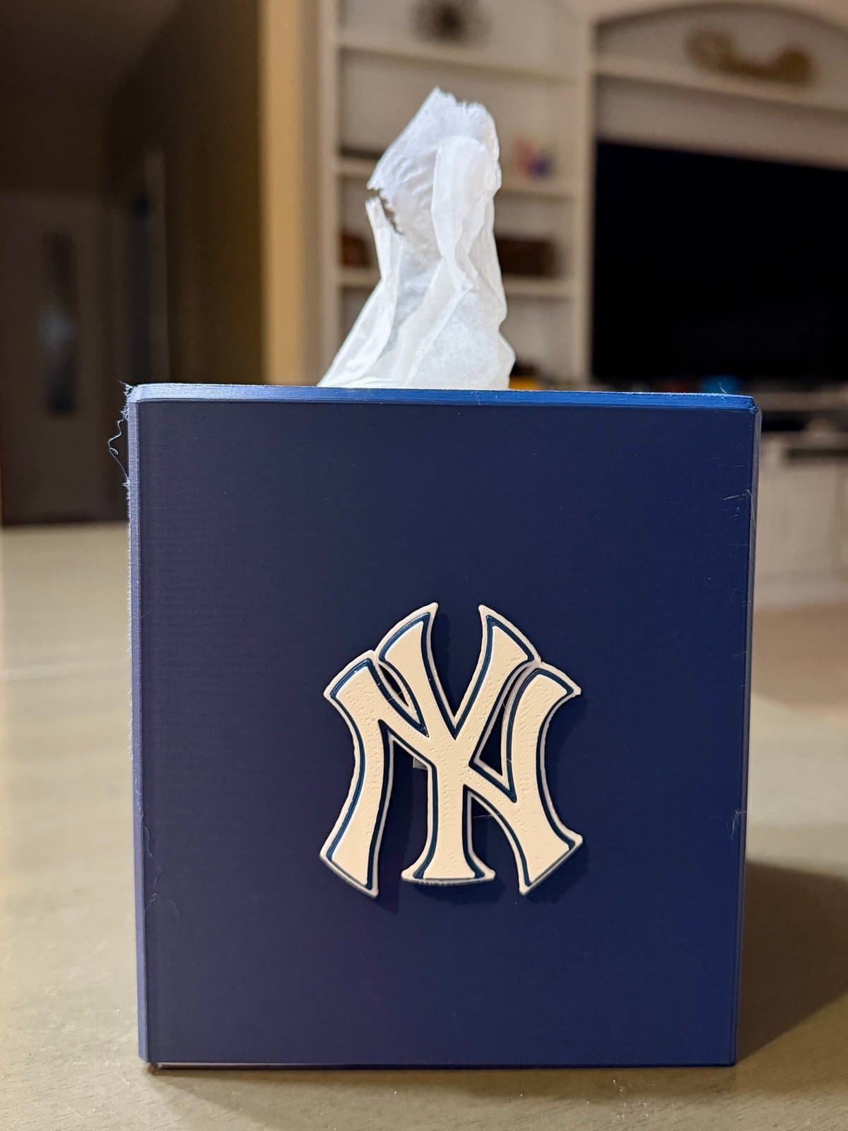 New York Yankees small tissue box cover - custom made - Thumbnail 2