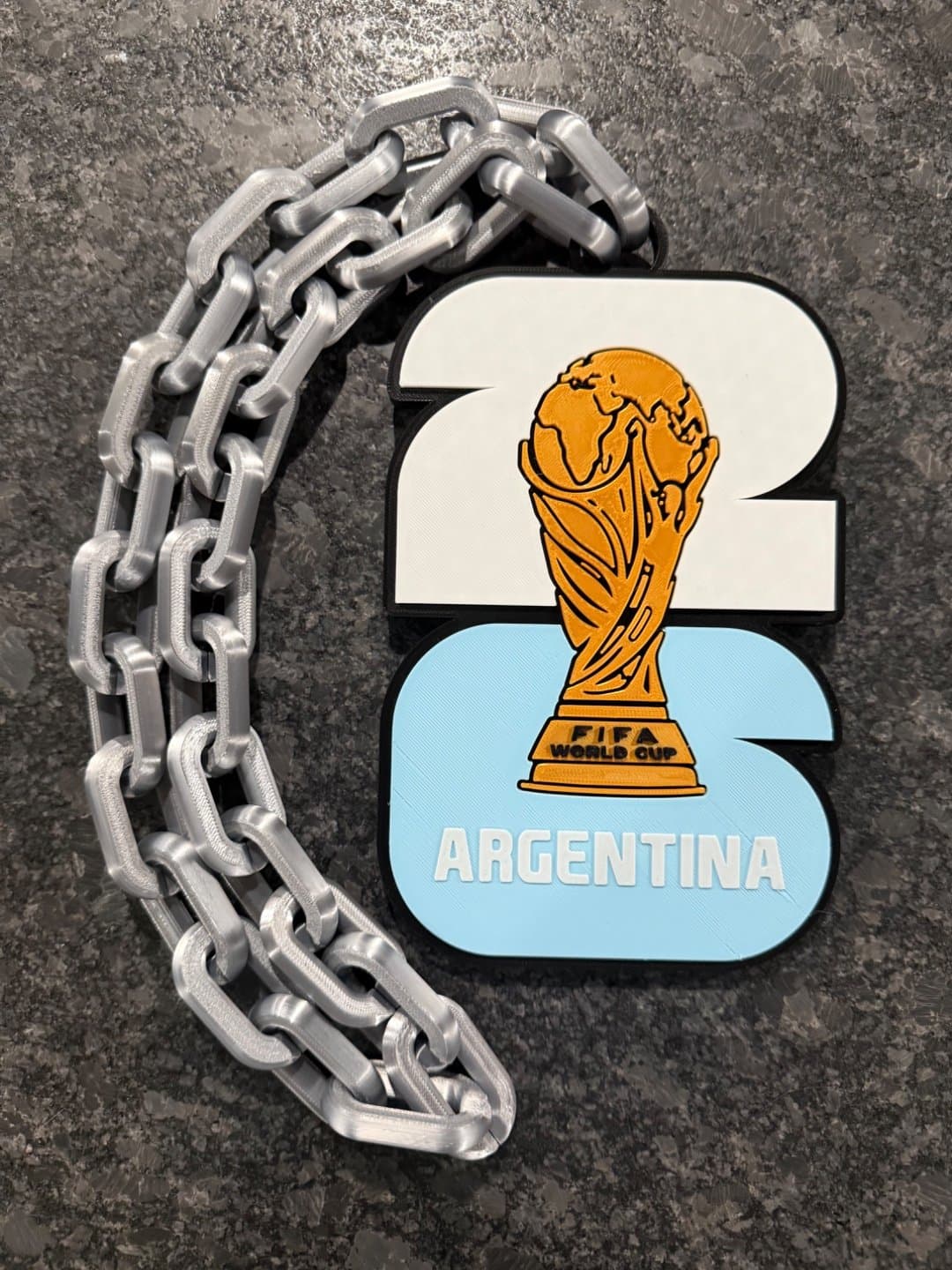 Argentina 2026 World Cup Hype Chain necklace