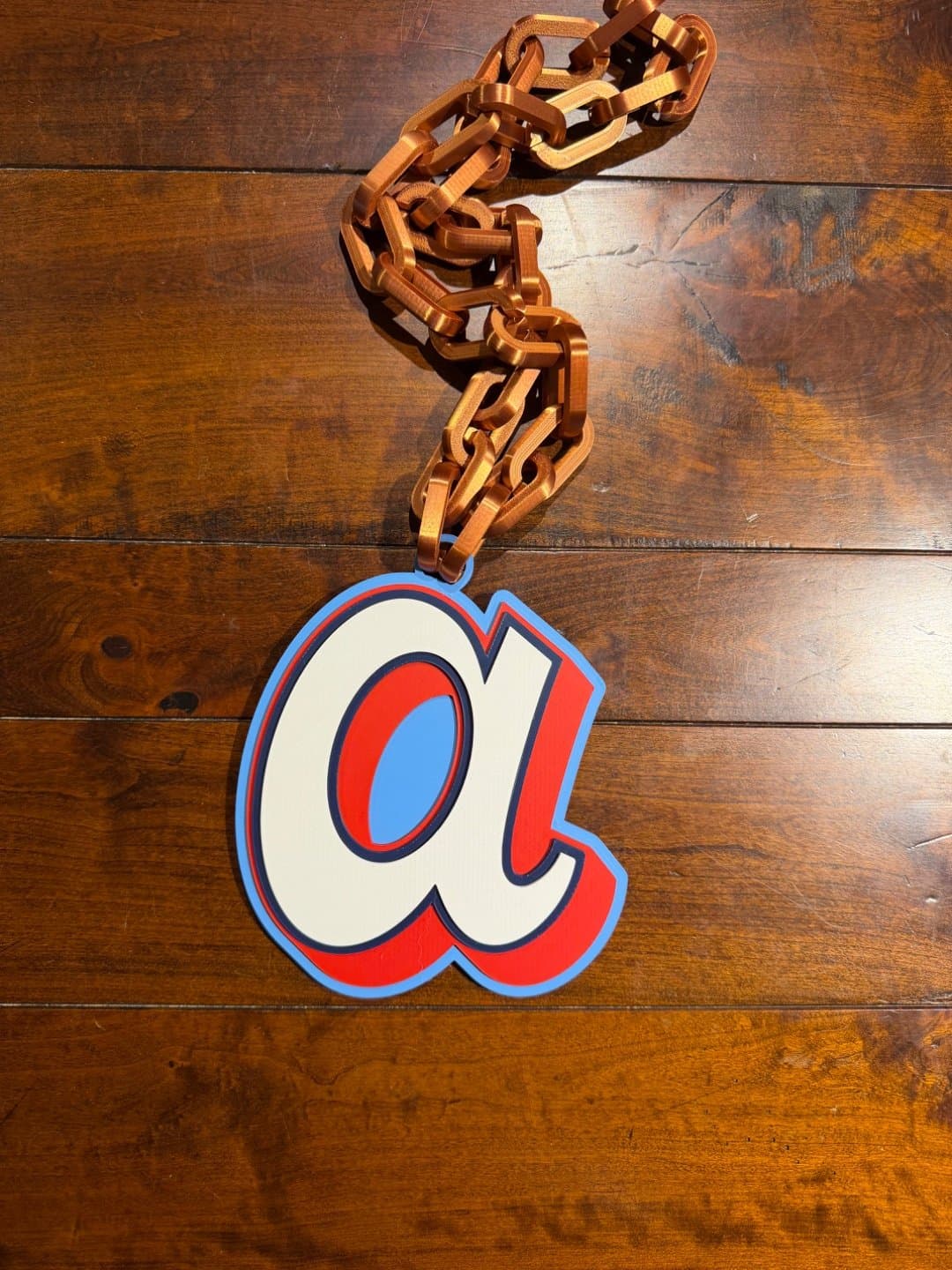 Atlanta Braves 26 City Connect Oversized Necklace hype chain!