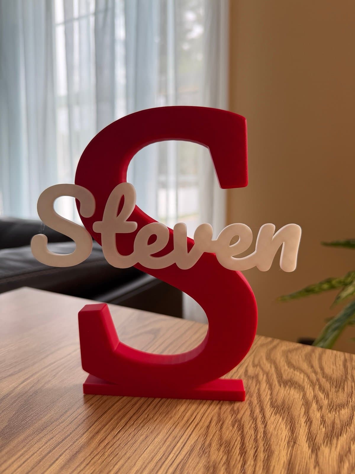 Custom name sign! Pick the name and colors! Makes a great desk sign or gift - Thumbnail 2