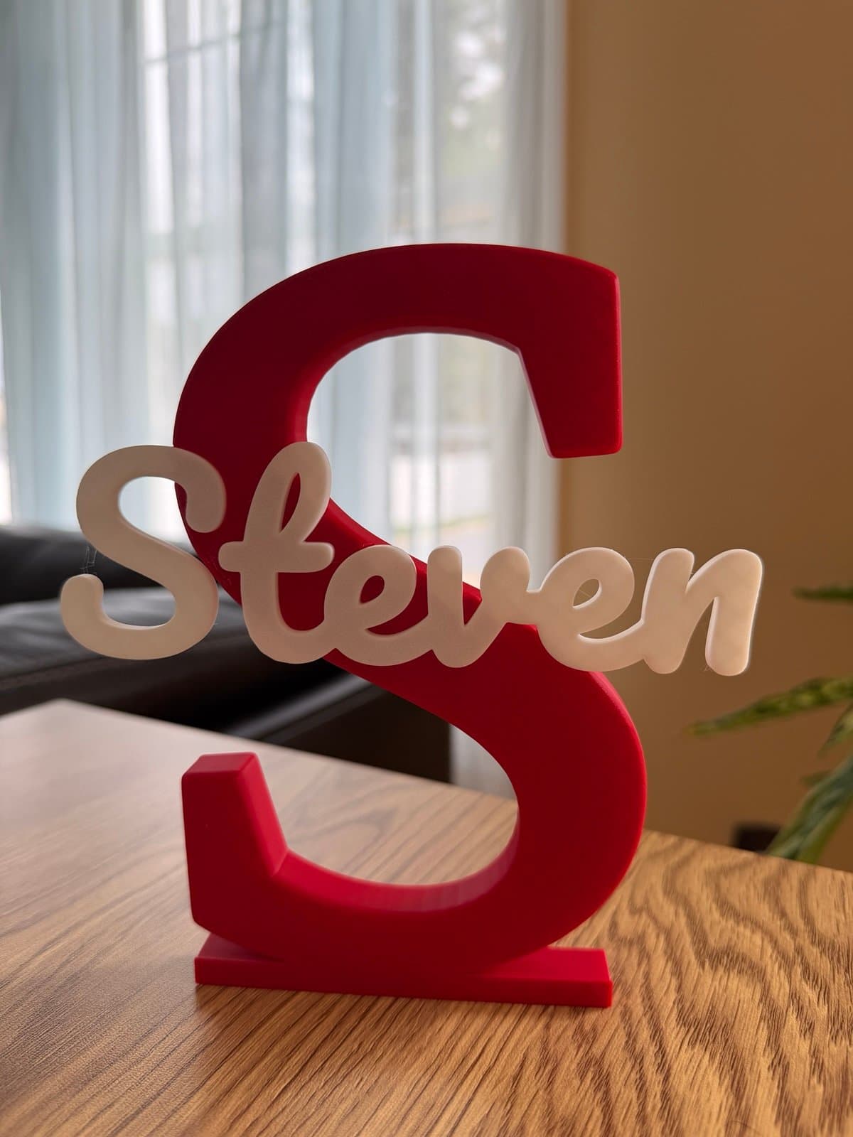 Custom name sign! Pick the name and colors! Makes a great desk sign or gift