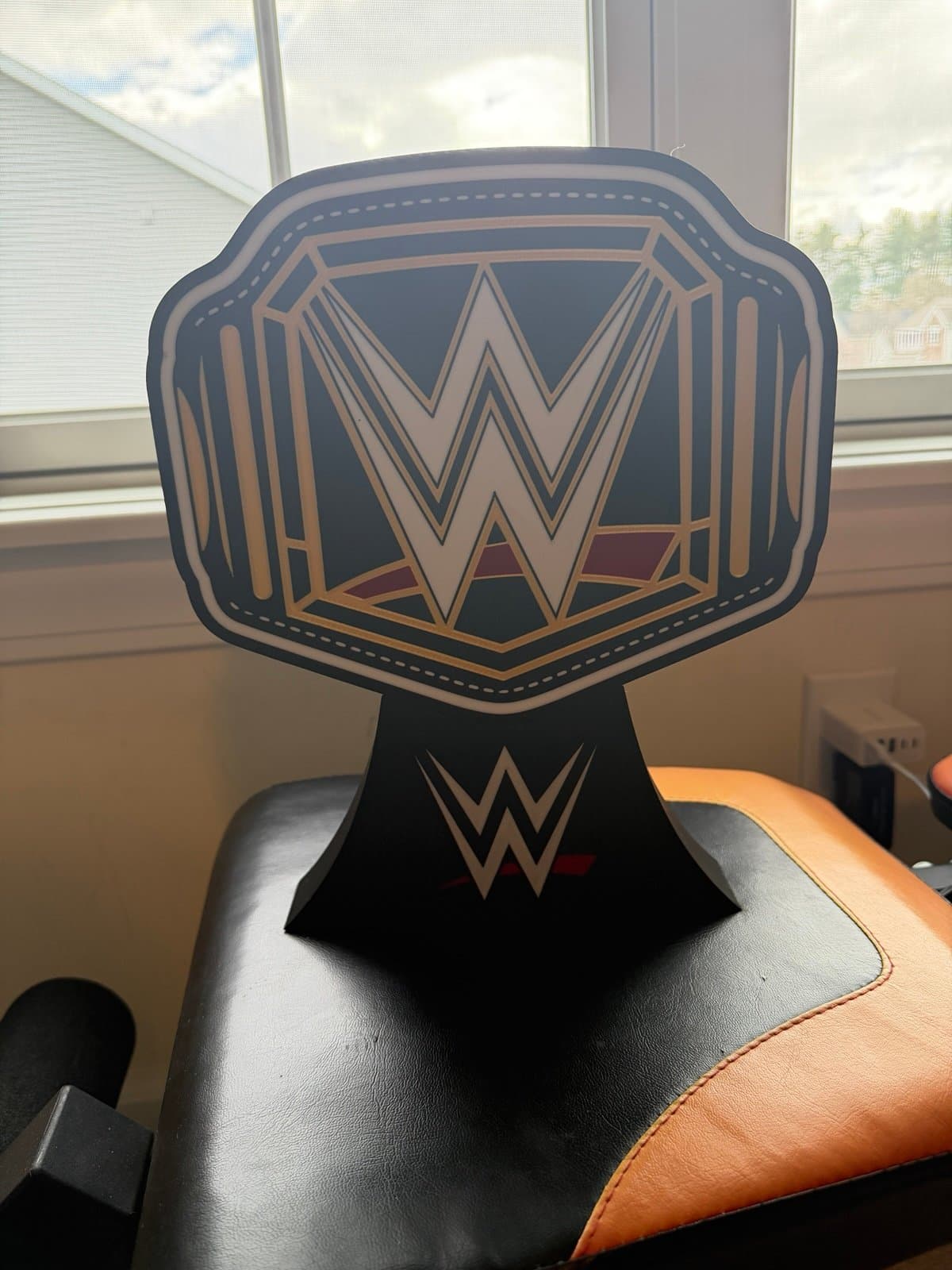 WWE LED light box! Come with a stand for your desk or shelf!