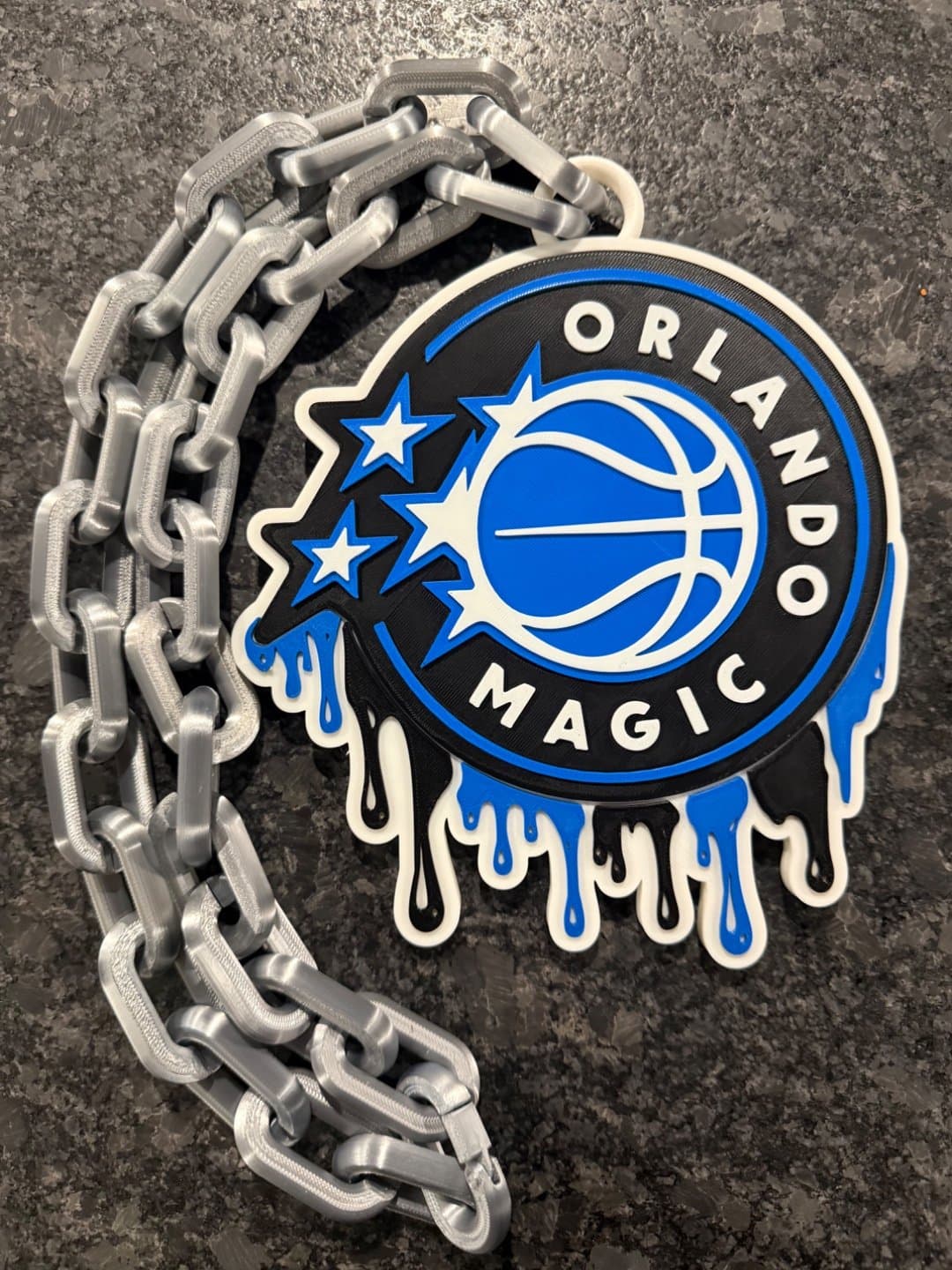 Orlando Magic drip style hype chain necklace