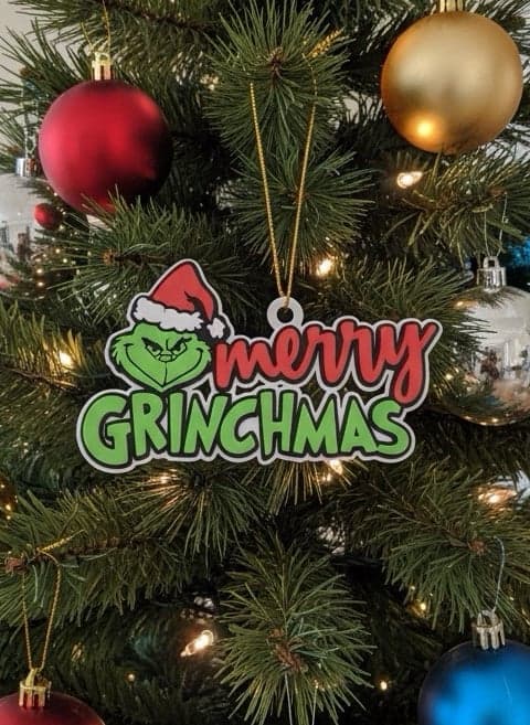 Grinch Christmas ornament