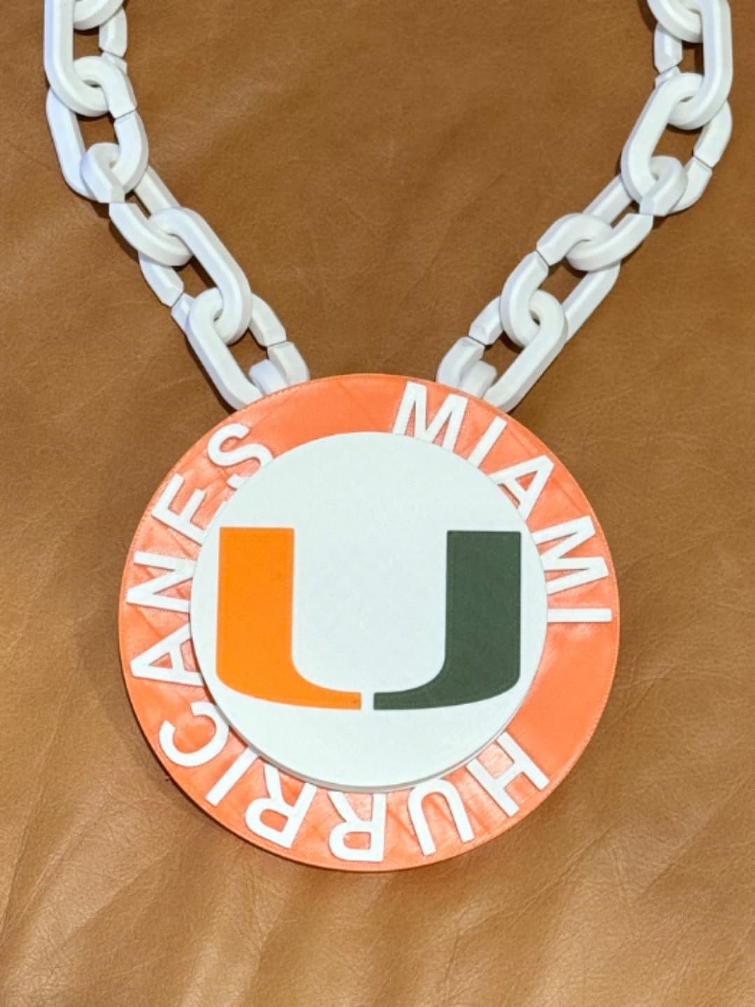 Miami Hurricane spinning hype chain necklace
