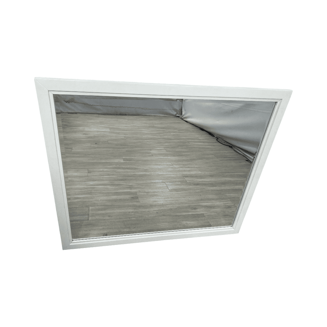 Ebern Designs Molly Tempered Glass Metal Beveled Framed Wall Mounted Vanity Rectangular Mirror - Image 1