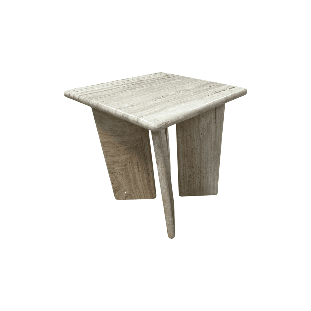 The Citizenry Amata Travertine Side Table - Thumbnail 5